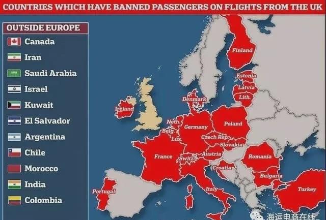 168体育封城断航海陆空货物贸易运输受阻！至少20国对其交通封锁！(图3)